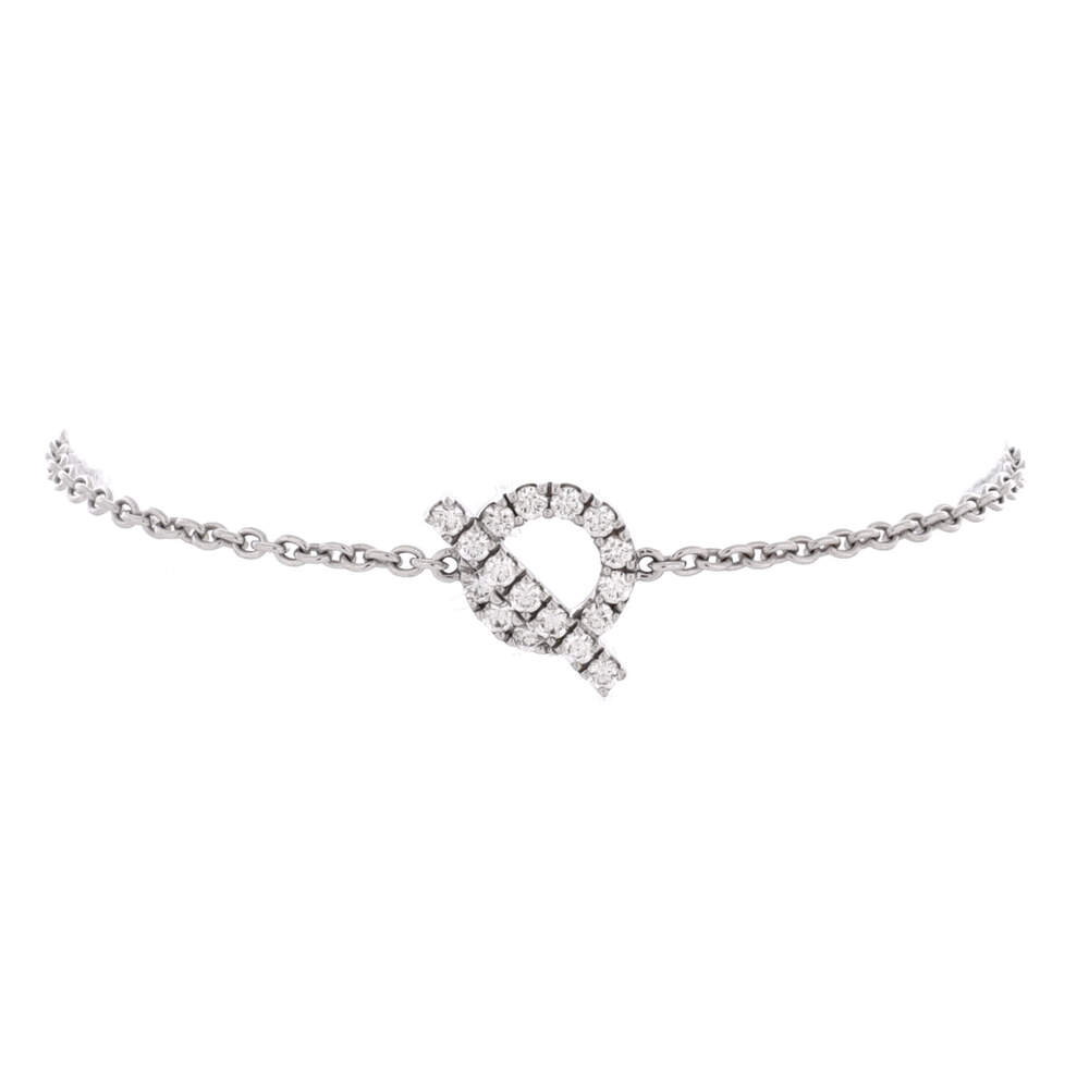 Hermes Finesse Bracelet 18K White Gold and Diamonds